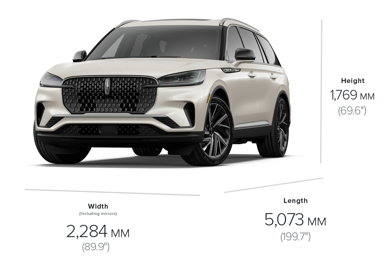 The exterior of a 2027 Lincoln Aviator® Reserve model