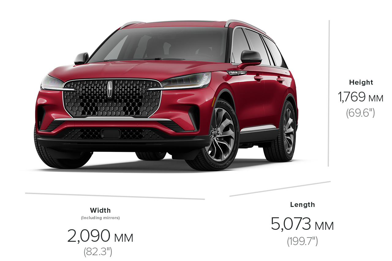 The exterior of a 2027 Lincoln Aviator® Premiere model