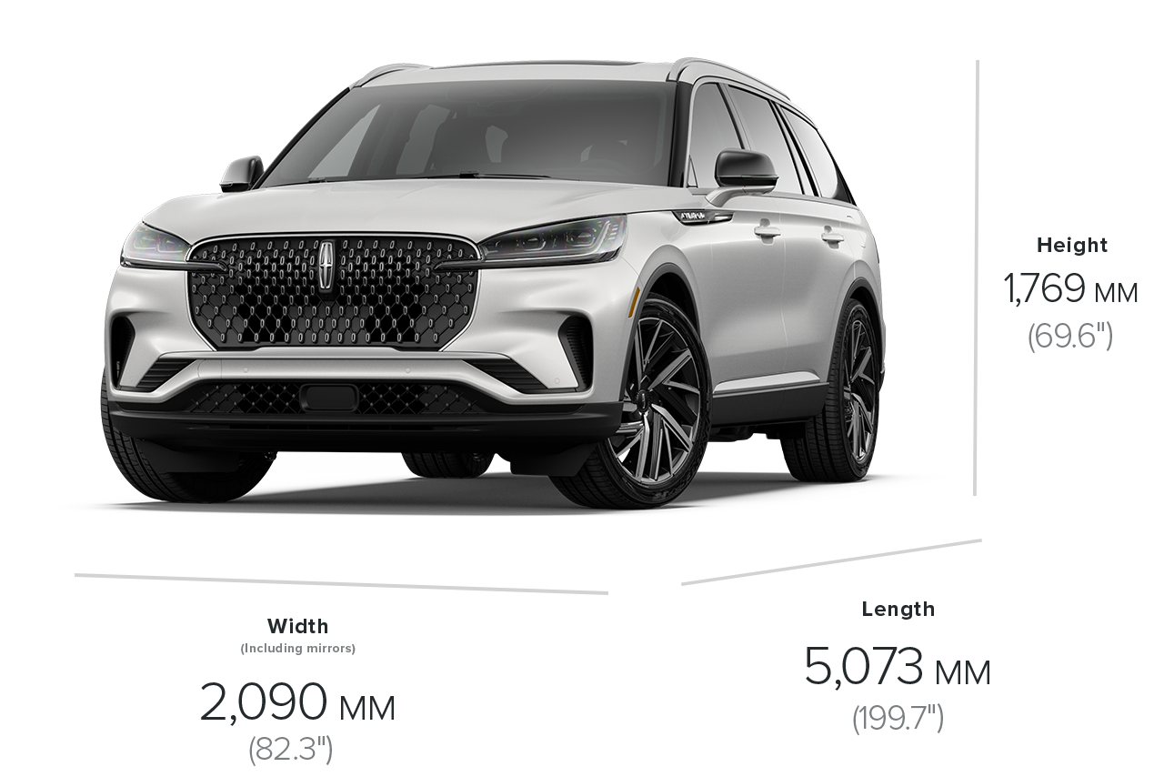 The exterior of a 2027 Lincoln Aviator® Reserve model
