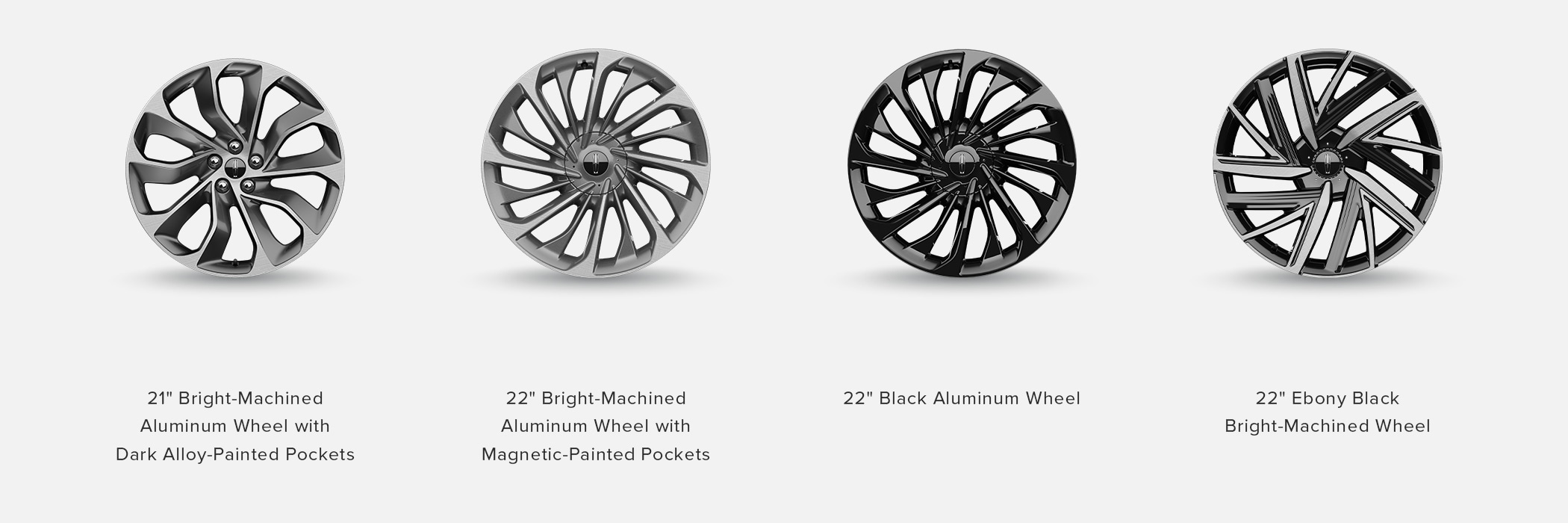 The wheel options of the 2027 Lincoln Aviator Reserve model