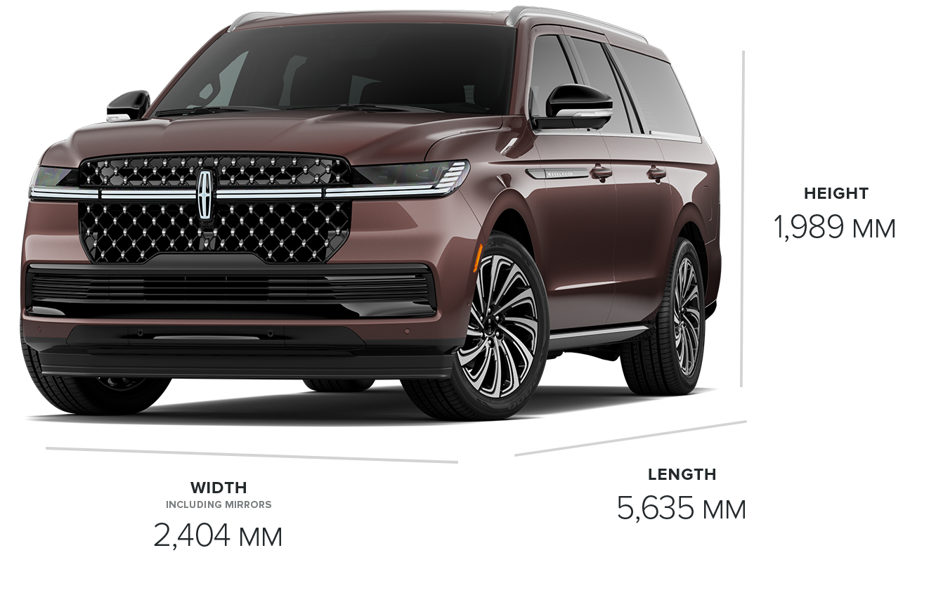 The exterior of the 2027 Lincoln Navigator® Black Label™ L model