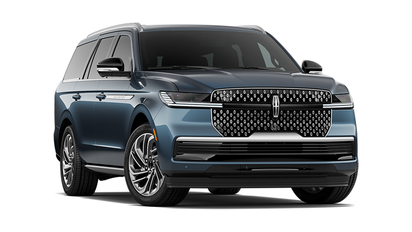 A 2027 Lincoln Navigator® Reserve in the Nocturnal Blue Metallic Clearcoat extra-cost colour