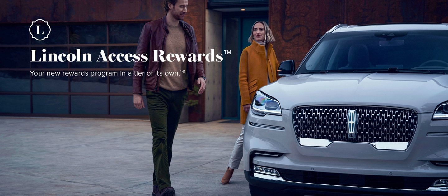 Lincoln Access Rewards T M.  Your new rewards program in a tier of its own. 141