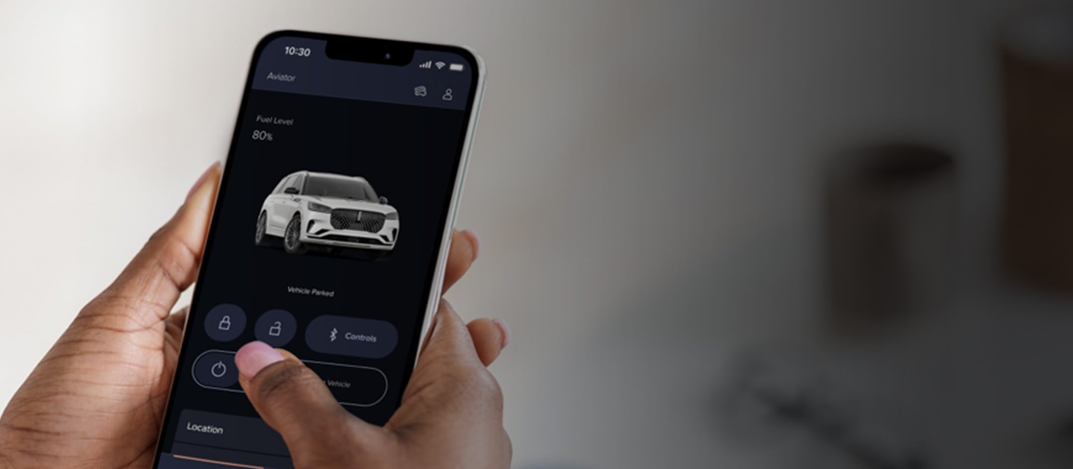 A man using the Lincoln Way app