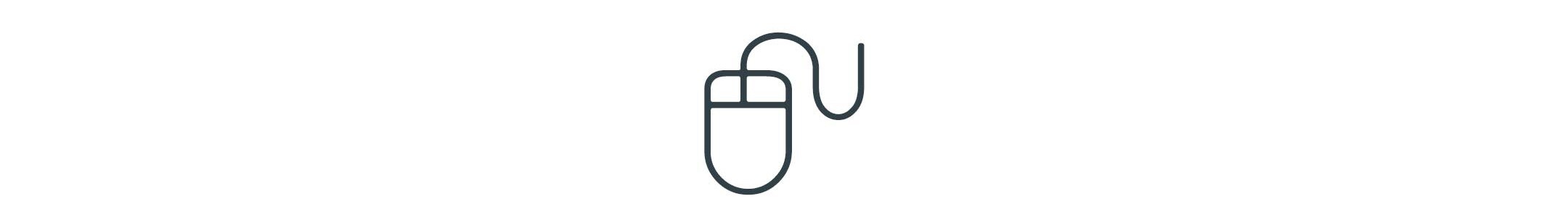 A small icon is shown representing a mouse used with a laptop