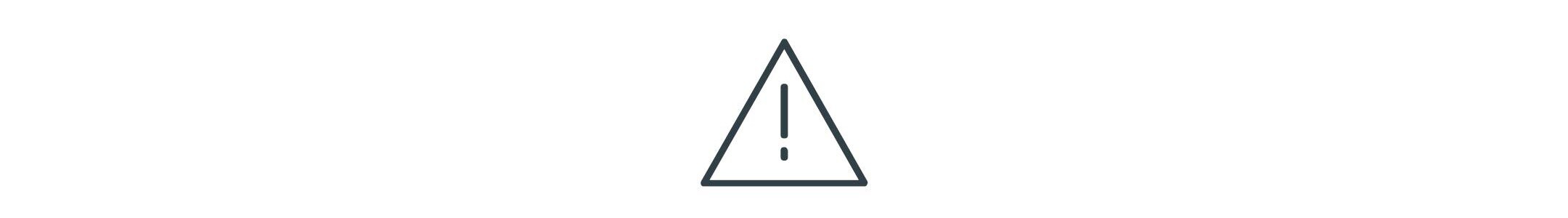 A small icon is shown representing a hazard sign