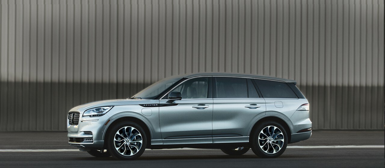 Shown here is the 2023 Lincoln Aviator.