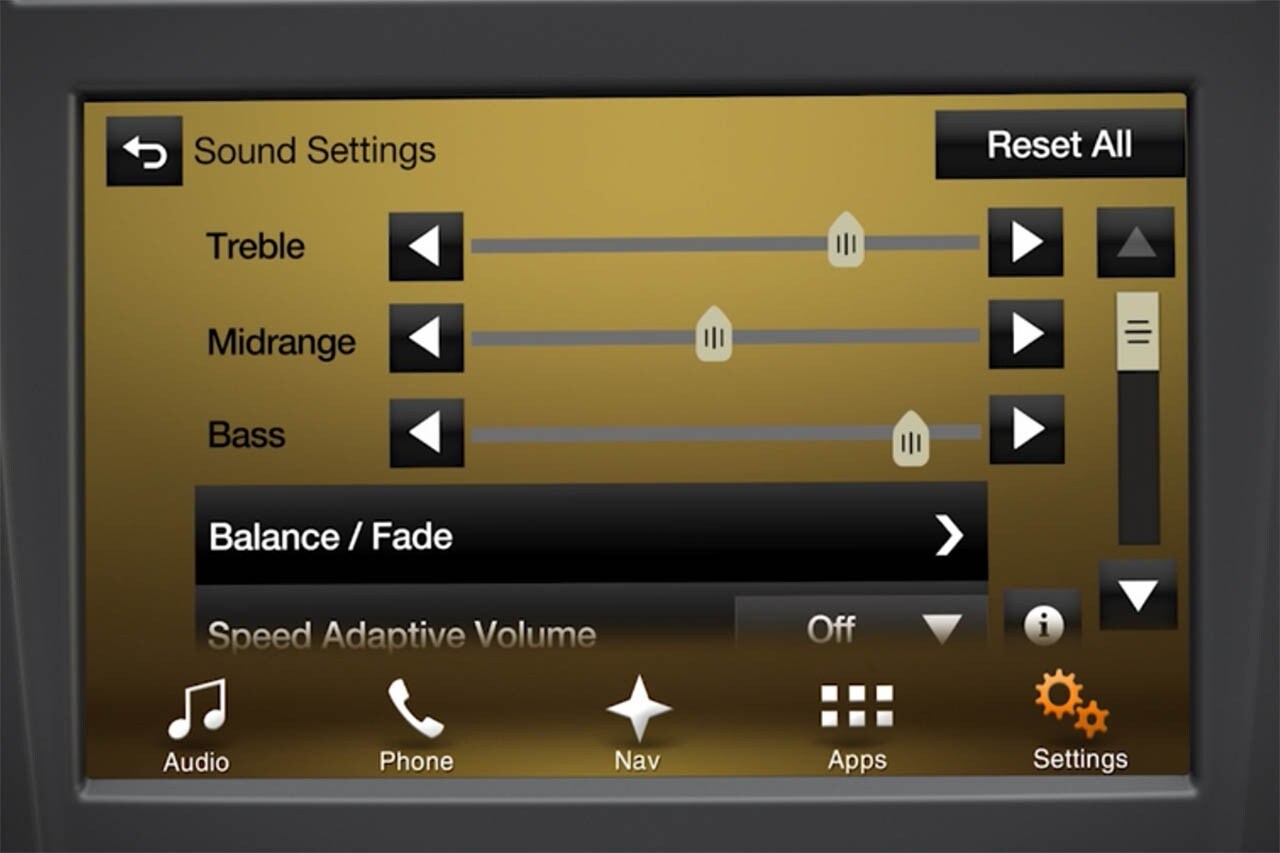 SYNC® 3 Settings Overview