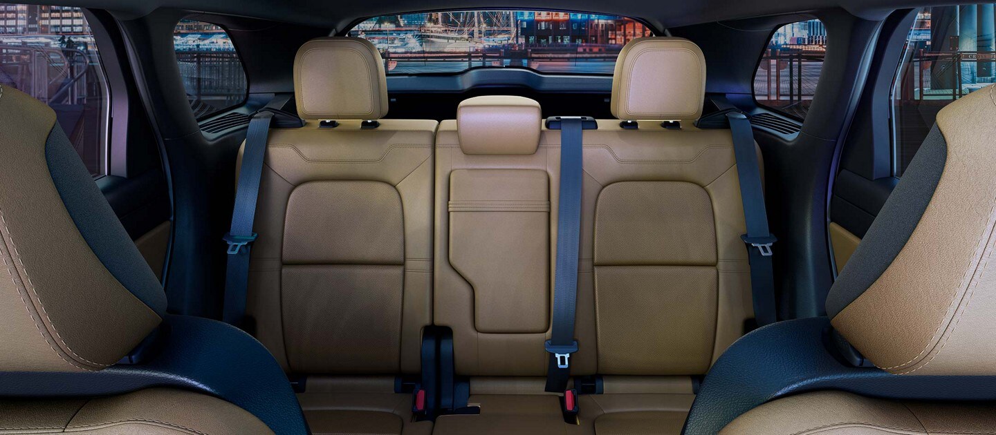 The spacious interior of a 2023 Lincoln Corsair SUV can comfortably seat five