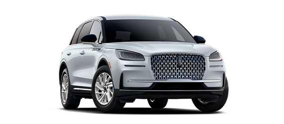 An exterior profile image of a 2026 Lincoln Corsair Premiere model in Crystal White