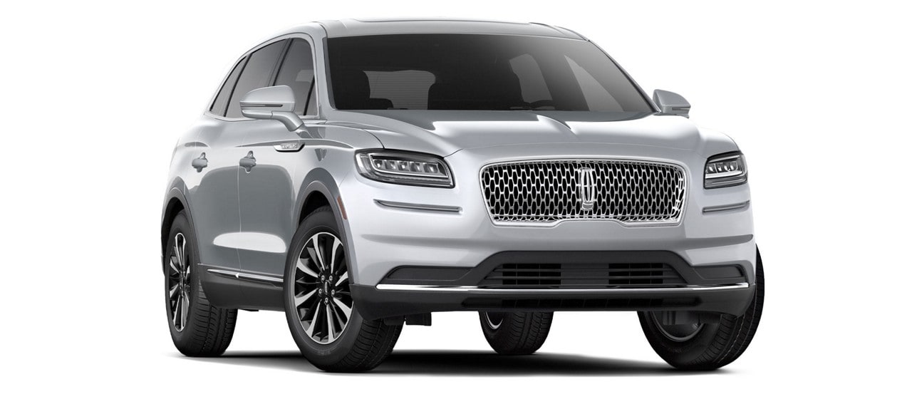 The 2023 Lincoln Nautilus Reserve model is shown in the silver radiance exterior color