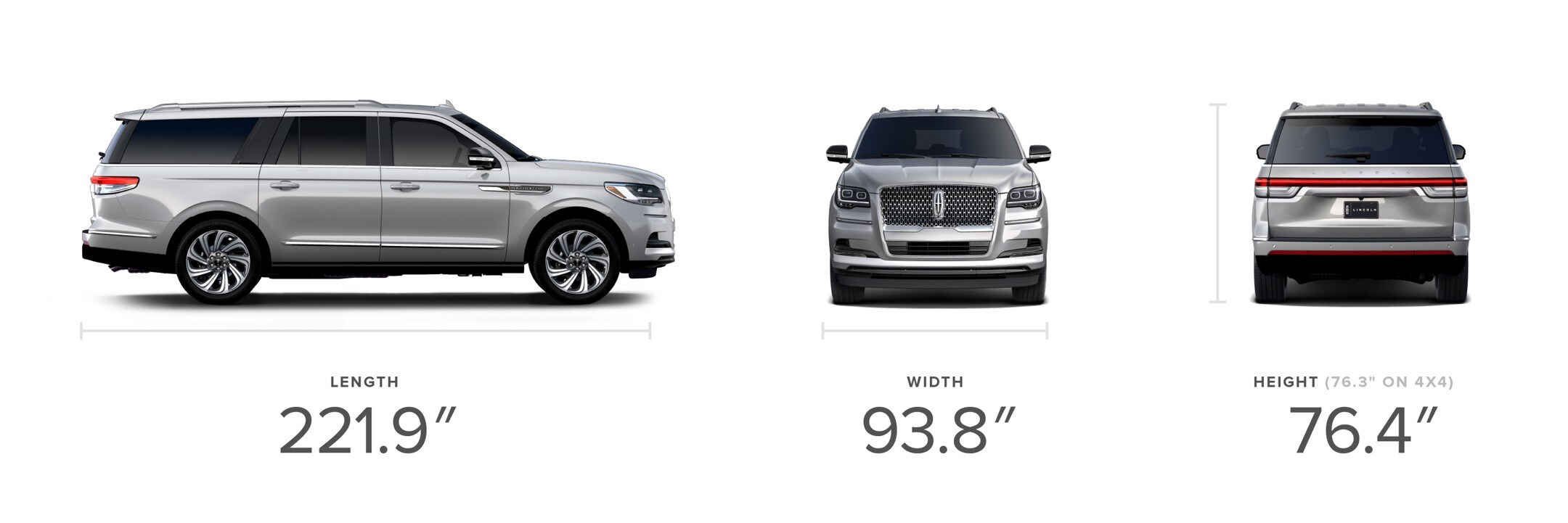 2023 Lincoln Navigator® SUV Reserve L Detailed Specifications
