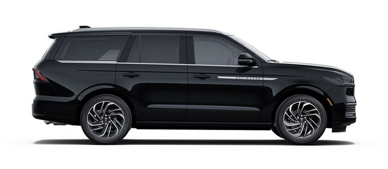 2025 Lincoln Navigator Reserve model shown in Infinite Black