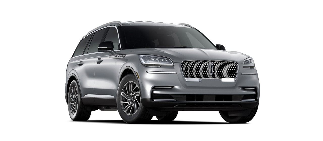 The 2023 Lincoln Aviator® Reserve is shown in Silver Radiance