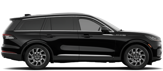 The 2026 Lincoln Aviator® is shown in Infinite Black exterior colour