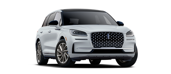 An exterior profile image of a 2026 Lincoln Corsair Grand Touring model in Crystal White