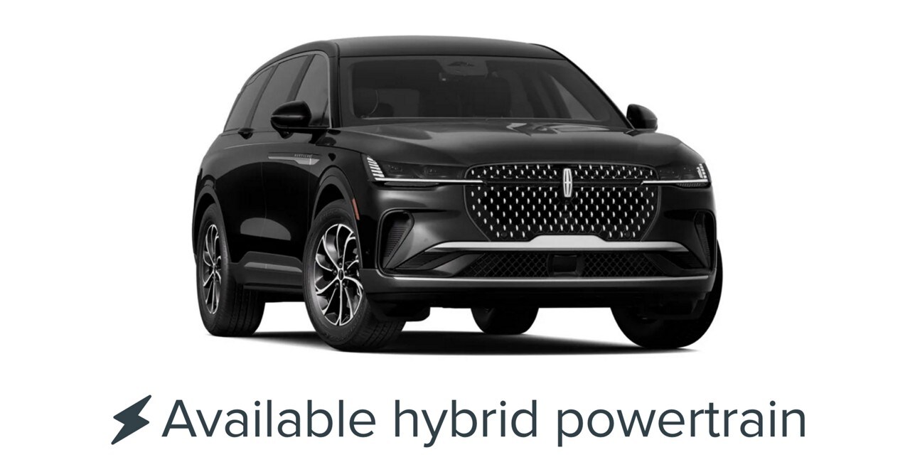 The 2024 Lincoln Nautilus is shown in Infinite Black exterior colour