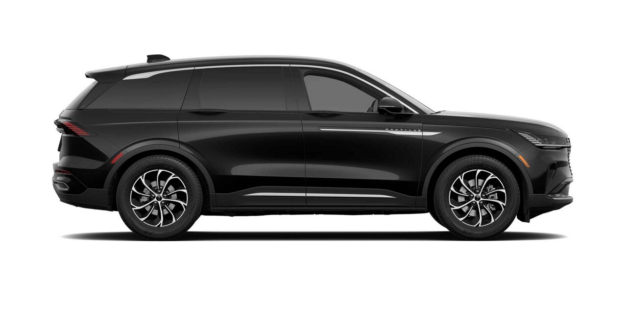The 2025 Lincoln Nautilus is shown in Infinite Black exterior colour