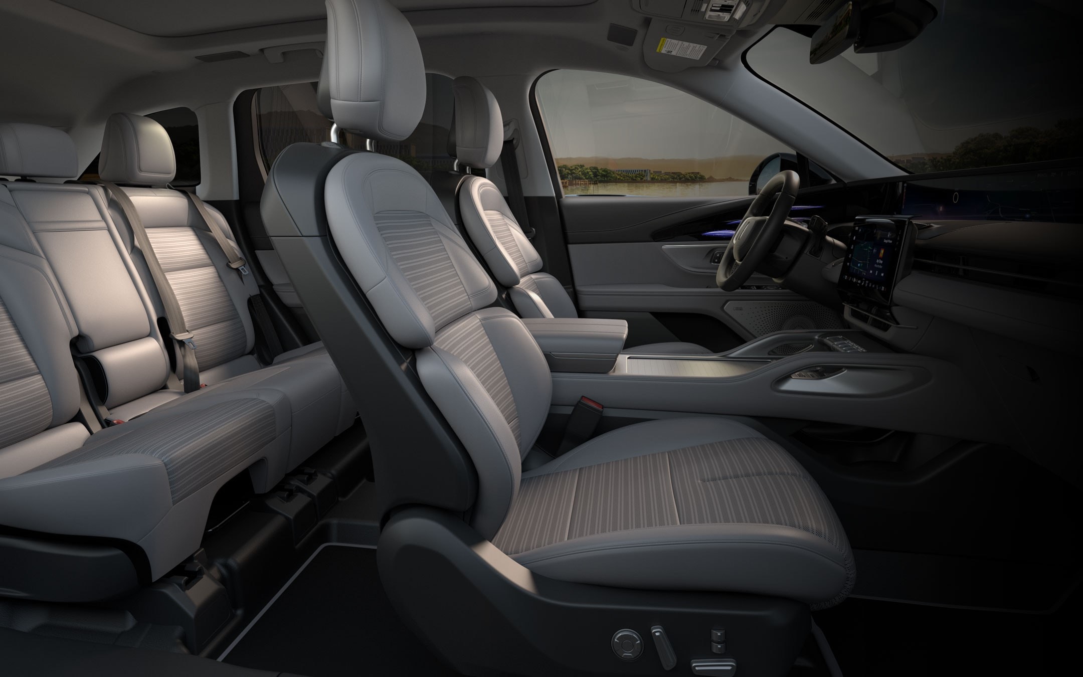 The driver and front passenger seats of a 2026 Lincoln Nautilus