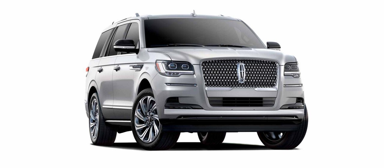 2023 Lincoln Navigator Reserve model shown in Silver Radiance