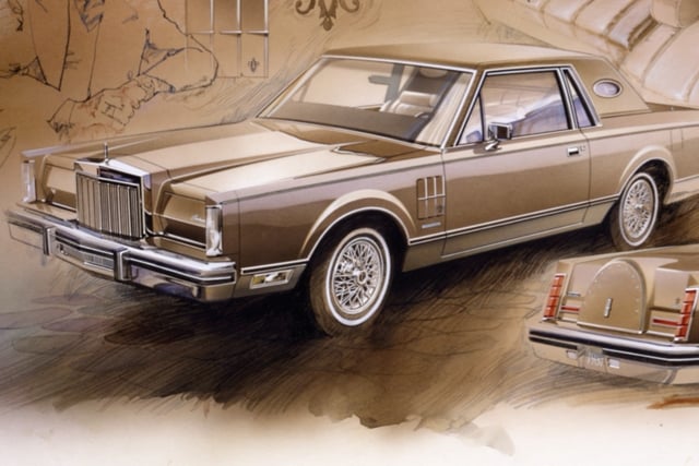 A drawing of a Lincoln vehicle is shown here
