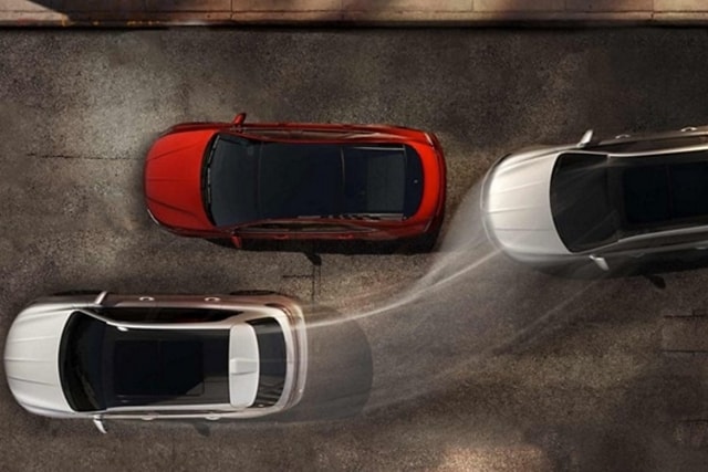 a Lincoln® vehicle reversing is shown here