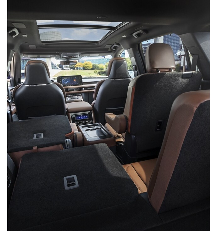 Lincoln suv 3 row seating shop