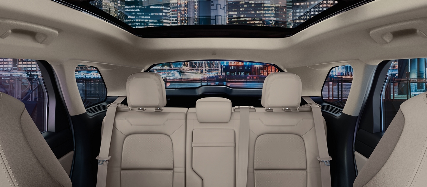 The spacious interior of a 2024 Lincoln Corsair SUV can comfortably seat five