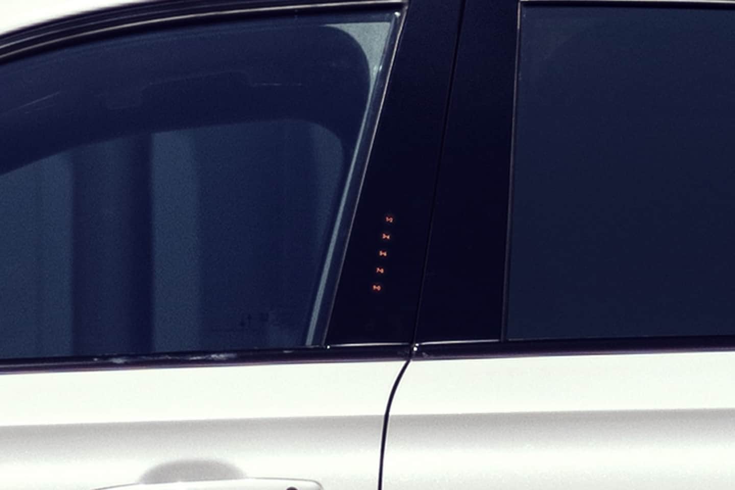 The SecuriCode® Keyless entry pad numbers are illuminated on the outside of the driver's door on a 2026 Lincoln Corsair SUV