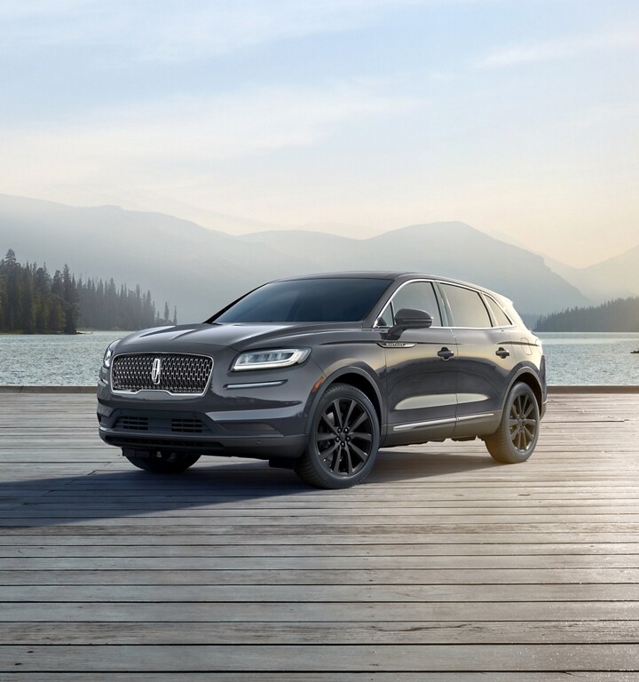 A 2023 Lincoln Nautilus SUV is shown in the available Asher Grey Monochromatic Package