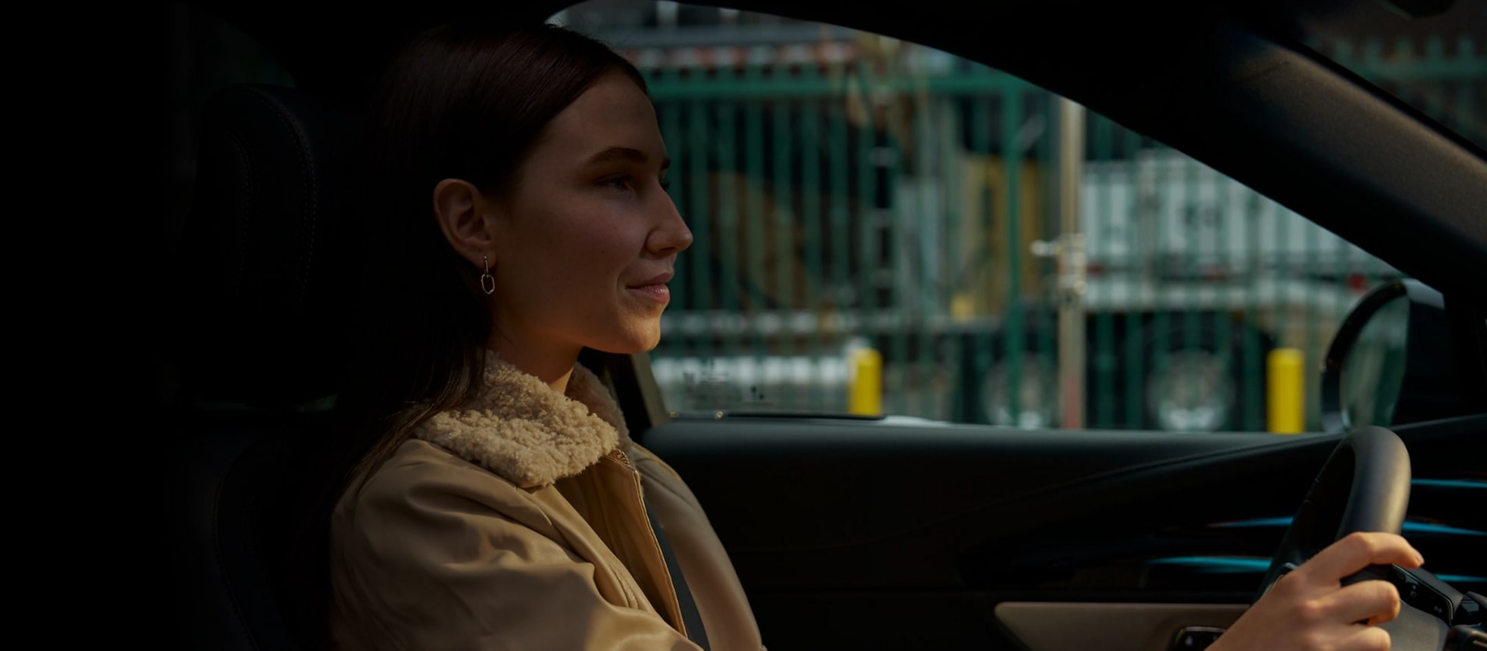 A woman is shown driving the 2025 Lincoln Nautilus