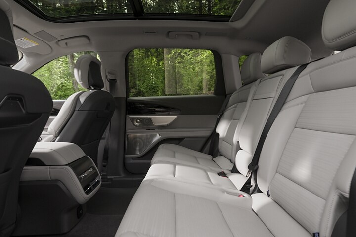 The spacious second row of a 2026 Lincoln Nautilus