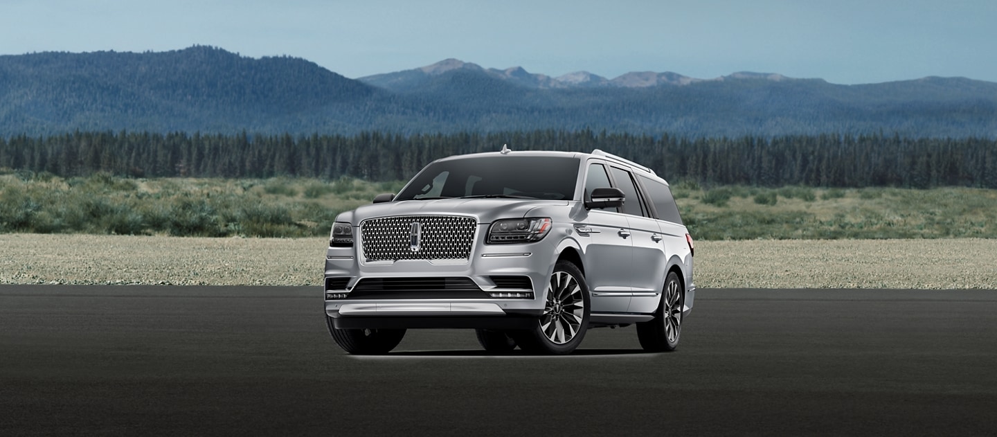 A 2021 Lincoln Navigator Reserve L in Silver Radiance